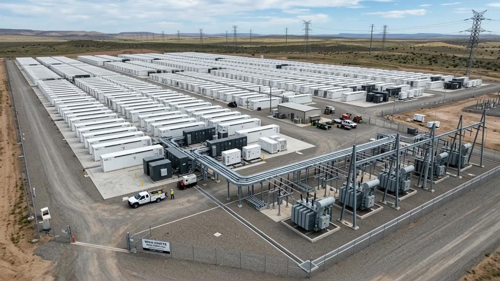 Utility-scale battery energy storage installation
