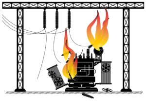 Analysis of transformer damage