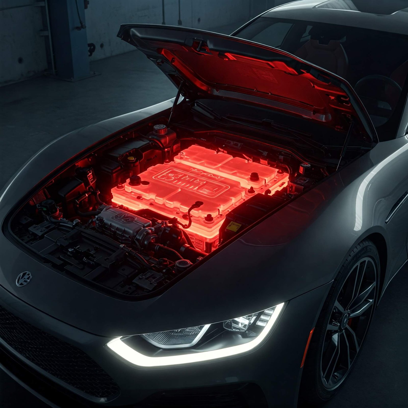 Battery packs in an EV