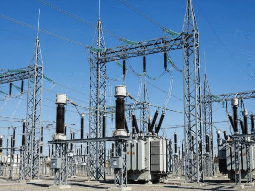 Hydro utility substation as part of critical public infrastructure