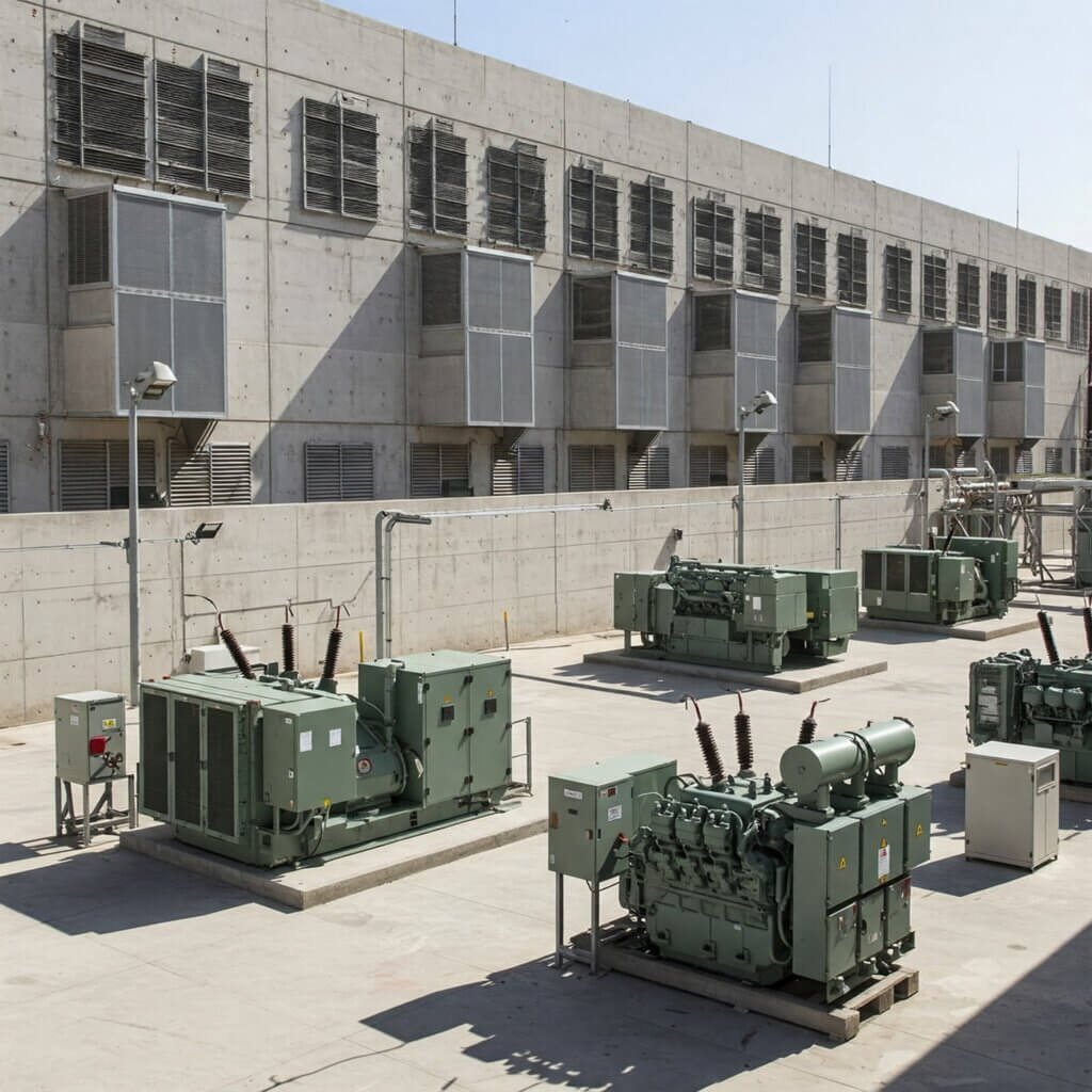 Link to Assessment Services - Data centre equipment yard view